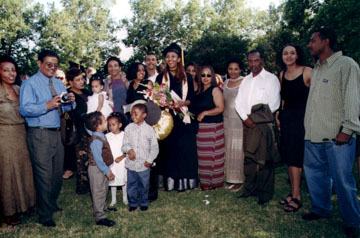 Family Celebrates Graduation