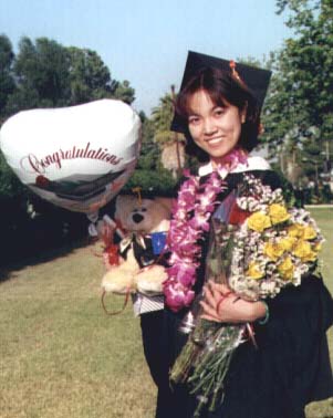 Graduate with Balloon